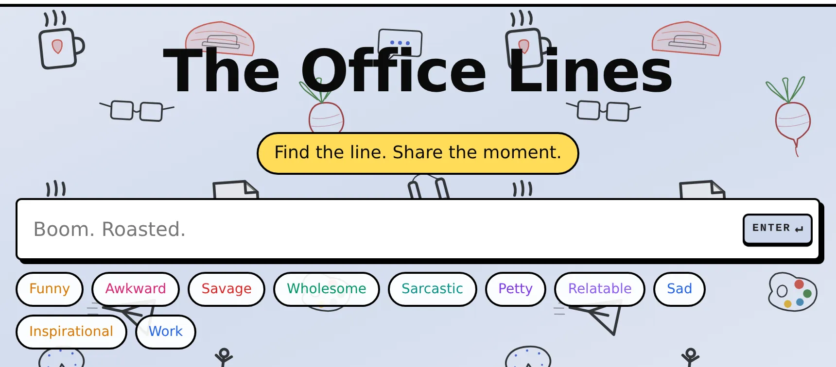 The Office Lines screenshot